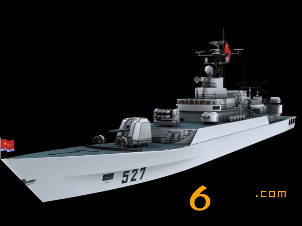 井陉矿3d护卫舰模型